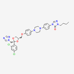molecular formula C35H38Cl2N8O4 B601396 Itraconazole impurity F CAS No. 89848-51-1