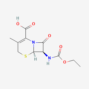 molecular formula C11H14N2O5S B601405 N-Ethoxycarbonyl 7-ADCA CAS No. 72820-16-7