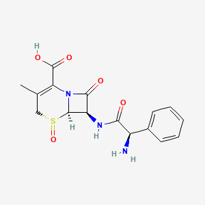 molecular formula C16H17N3O5S B601408 Cephalexin R-sulfoxide CAS No. 52210-38-5