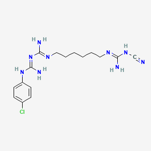 molecular formula C16H24ClN9 B601415 Chlorhexidene Diacetate Impurity A CAS No. 152504-08-0