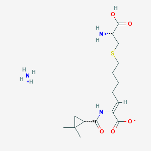 molecular formula C16H29N3O5S B601418 CIlastatin ammonium salt CAS No. 877674-82-3