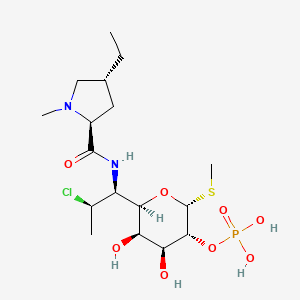 molecular formula C17H35ClN3O8PS B601438 Clindamycin B 2-Phosphate Ammonium Salt CAS No. 54887-31-9