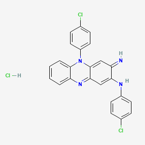 N,5-Bis(4-chlorophenyl)-3-imino-3,5-dihydrophenazin-2-amine hydrochloride