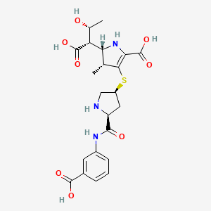 molecular formula C22H27N3O8S B601477 Ertapenem Ring Open Impurity CAS No. 357154-27-9