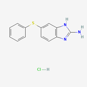 molecular formula C13H12ClN3S B601482 Fenbendazole-amine Hydrochloride CAS No. 1448346-29-9