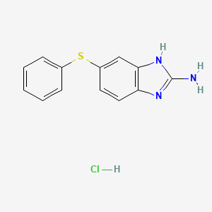 molecular formula C13H12ClN3S B601482 Fenbendazole amine hydrochloride CAS No. 1448346-29-9