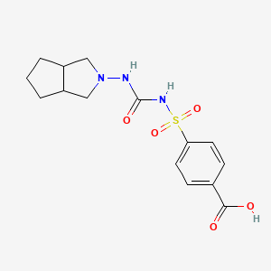 molecular formula C15H19N3O5S B601502 Carboxy Gliclazide CAS No. 38173-52-3
