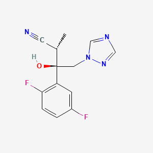 (2s,3r)-3-(2,5-Difluorophenyl)-3-hydroxy-2-methyl-4-(1h-1,2,4-triazol-1-yl)butanenitrile