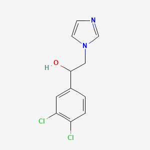 molecular formula C11H10Cl2N2O B601515 1-(3,4-dichlorophenyl)-2-(1H-imidazol-1-yl)ethanol CAS No. 27523-05-3