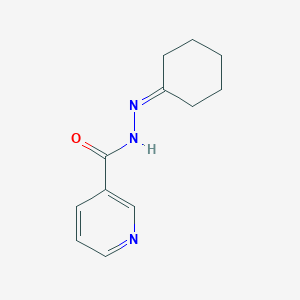 molecular formula C12H15N3O B6015357 N'-cyclohexylidenenicotinohydrazide 