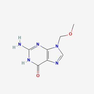 molecular formula C7H9N5O2 B601562 2-氨基-9-(甲氧甲基)-9H-嘌呤-6-醇 CAS No. 1202645-50-8