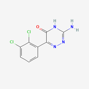 molecular formula C9H6Cl2N4O B601563 3-Amino-6-(2,3-dichlorophenyl)-1,2,4-triazin-5(4H)-one CAS No. 252186-78-0