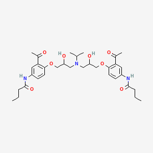 molecular formula C33H47N3O8 B601567 Acebutolol dimer CAS No. 1330165-98-4
