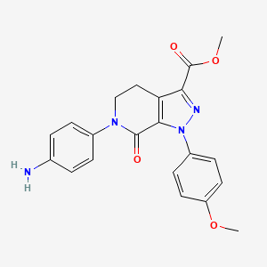 molecular formula C21H20N4O4 B601575 阿哌沙班杂质 15 CAS No. 1466571-07-2