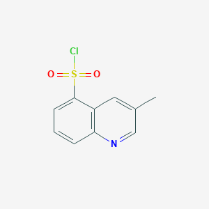 molecular formula C10H8ClNO2S B601582 3-Methylquinoline-5-sulfonyl chloride CAS No. 94975-84-5