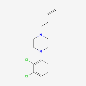 molecular formula C14H18Cl2N2 B601589 阿立哌唑杂质 2 CAS No. 1424857-93-1
