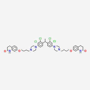 molecular formula C48H56Cl4N6O4 B601590 Aripiprazole Dimer CAS No. 1797986-18-5