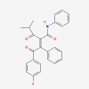 molecular formula C26H22FNO3 B601593 Atorvastatin Impurity 17 CAS No. 1331869-19-2
