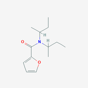 molecular formula C13H21NO2 B6015956 N,N-di(butan-2-yl)furan-2-carboxamide 