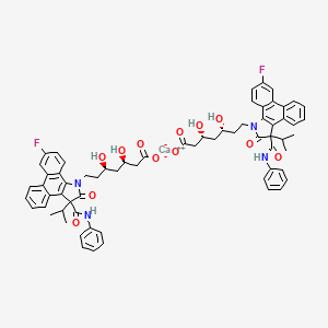 molecular formula C33H32FN2O6Ca1/2 B601598 Atorvastatin Lactam Phenanthrene Calcium Salt CAS No. 148127-12-2