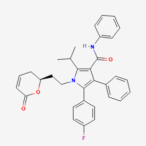 molecular formula C33H31FN2O3 B601599 阿托伐他汀脱氢内酯 CAS No. 442851-50-5