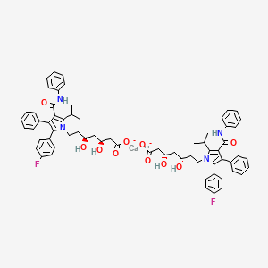 Calcium (3S,5S)-7-(2-(4-fluorophenyl)-5-isopropyl-3-phenyl-4-(phenylcarbamoyl)-1H-pyrrol-1-yl)-3,5-dihydroxyheptanoate