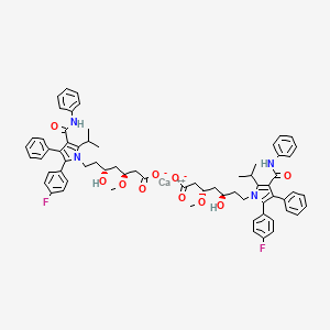 molecular formula C34H37FN2O5Ca1/2 B601604 O-Methyl Atorvastatin Calcium Salt CAS No. 887196-29-4
