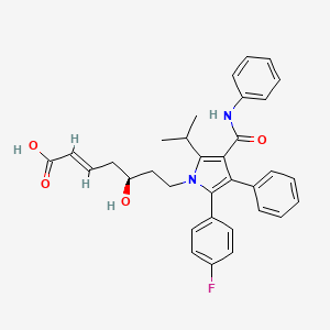 molecular formula C33H33FN2O4 B601622 Atorvastatin 3-Deoxyhept-2E-Enoic Acid CAS No. 1105067-93-3