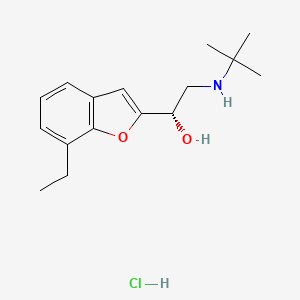 molecular formula C16H24NO2Cl B601630 (S)-Bufuralol Hydrochloride CAS No. 57704-10-6