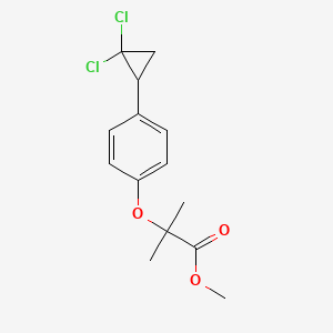 molecular formula C14H16Cl2O3 B601643 Ciprofibrate Impurity D CAS No. 130232-51-8