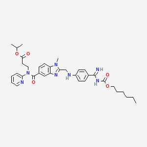 molecular formula C35H43N7O5 B601644 Unii-3J3W5JL2HD CAS No. 1610758-19-4