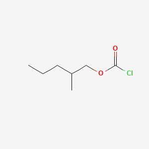 molecular formula C7H13ClO2 B601661 2-甲基戊基碳酰氯 CAS No. 265659-61-8