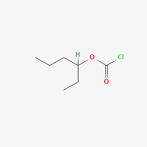 molecular formula C7H13ClO2 B601664 Hexan-3-yl carbonochloridate CAS No. 58906-62-0