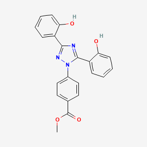 molecular formula C22H18N3O4 B601666 Deferasirox Methyl Ester CAS No. 1266741-05-2