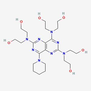 molecular formula C23H40N8O6 B601677 Dipyridamole impurity B CAS No. 16908-47-7