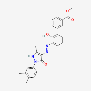 molecular formula C26H24N4O4 B601688 Eltrombopag Methyl Ester CAS No. 1246929-01-0