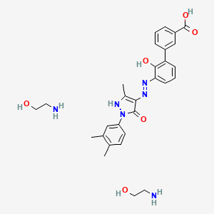 molecular formula C29H36N6O6 B601690 Eltrombopag olamine 