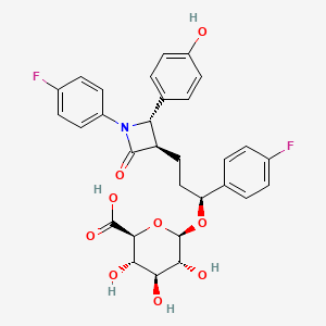 molecular formula C30H29F2NO9 B601694 Ezetimibe hydroxy glucuronide CAS No. 536709-33-8