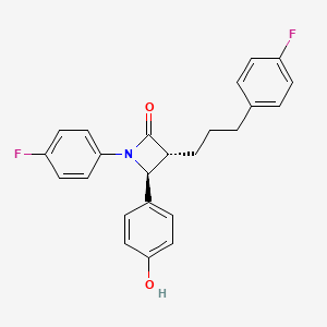 molecular formula C24H21F2NO2 B601695 Ezetimibe Dehydoxy Impurity CAS No. 204589-58-2