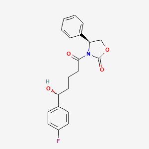 (S)-3-((R)-5-(4-fluorophenyl)-5-hydroxypentanoyl)-4-phenyloxazolidin-2-one
