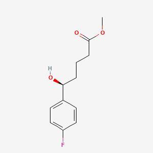 molecular formula C12H15FO3 B601699 Unii-W9CX35JQ2X CAS No. 870634-36-9