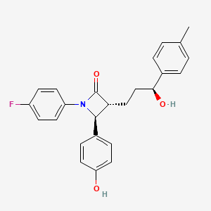 (3R,4S)-1-(4-Fluorophenyl)-3-((S)-3-hydroxy-3-(P-tolyl)propyl)-4-(4-hydroxyphenyl)azetidin-2-one