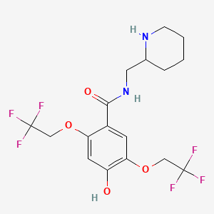 molecular formula C17H20F6N2O4 B601712 4-Hydroxy Flecainide CAS No. 152171-74-9