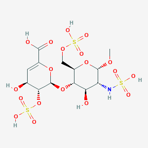 molecular formula C13H17NO19S3Na4 B601714 Unii-3S9zqk69SK CAS No. 348625-84-3