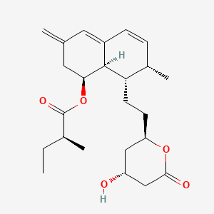 molecular formula C24H34O5 B601719 6'-Exomethylene lovastatin CAS No. 121624-17-7