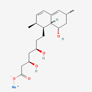 molecular formula C19H29O5Na B601720 Des(2-methylbutyryl) Lovastatin Hydroxy Acid Sodium Salt CAS No. 132294-94-1