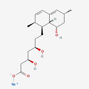 molecular formula C19H29O5Na B601720 Des(2-methylbutyrate)lovastatin Hydroxy Acid Sodium Salt CAS No. 132294-94-1