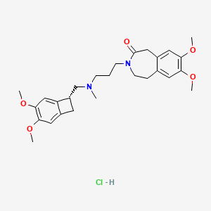 molecular formula C27H37ClN2O5 B601730 ent-Ivabradine Hydrochloride CAS No. 148849-68-7