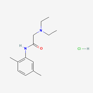 molecular formula C14H23ClN2O B601740 2-(Diethylamino)-N-(2,5-dimethylphenyl)acetamide hydrochloride CAS No. 1012864-23-1