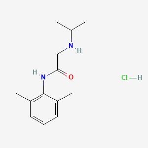 2-(Isopropylamino)-2',6'-acetoxylidide Hydrochloride